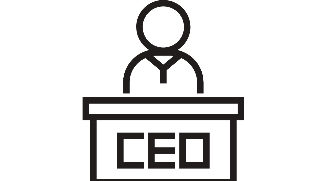 ceo vs owner drawn podium