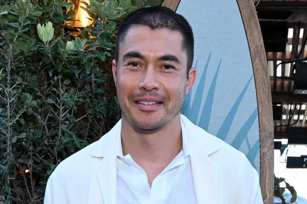 Henry Golding at the Giorgio Armani Mare 2024 Collection Pop Up at Little Beach House Malibu on July 16, 2024 in Malibu, California.