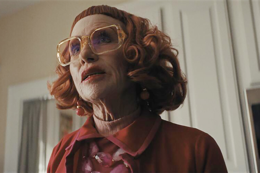AMY MADIGAN as Aunt Gladys in New Line Cinema’s “Weapons,” a Warner Bros. Pictures release.