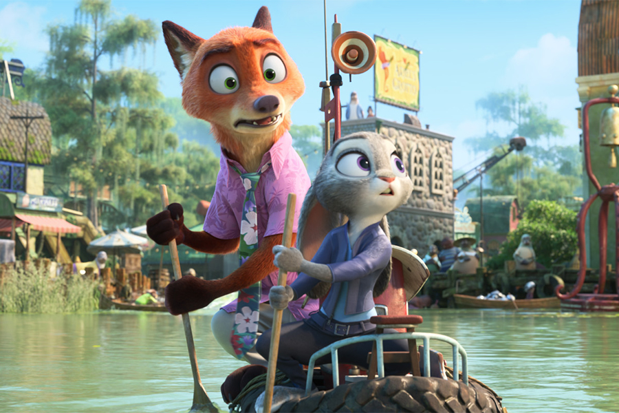 (L-R): Nick Wilde (voiced by Jason Bateman) and Judy Hopps (voiced by Ginnifer Goodwin) in Walt Disney Animation Studios' "Zootopia 2." From the Oscar®-winning team of Disney Animation chief creative officer Jared Bush and Byron Howard (directors) and Yvett Merino (producer), “Zootopia 2” opens in theaters Nov. 26. © 2025 Disney Enterprises, Inc. All Rights Reserved.