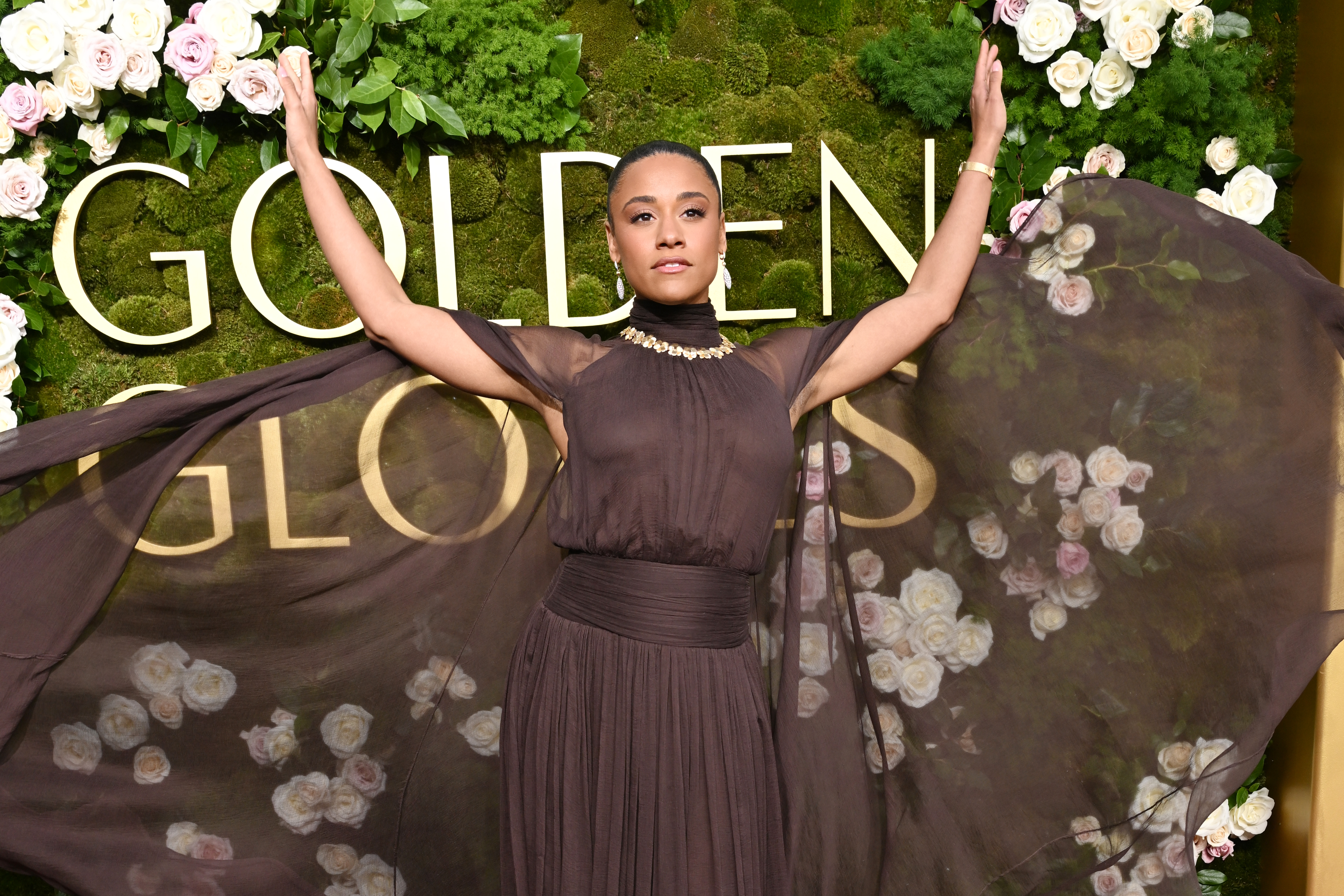 Ariana DeBose during the 82nd Annual Golden Globes held at The Beverly Hilton on January 05, 2025 in Beverly Hills, California. (Photo by Gilbert Flores/GG2025/Penske Media via Getty Images)