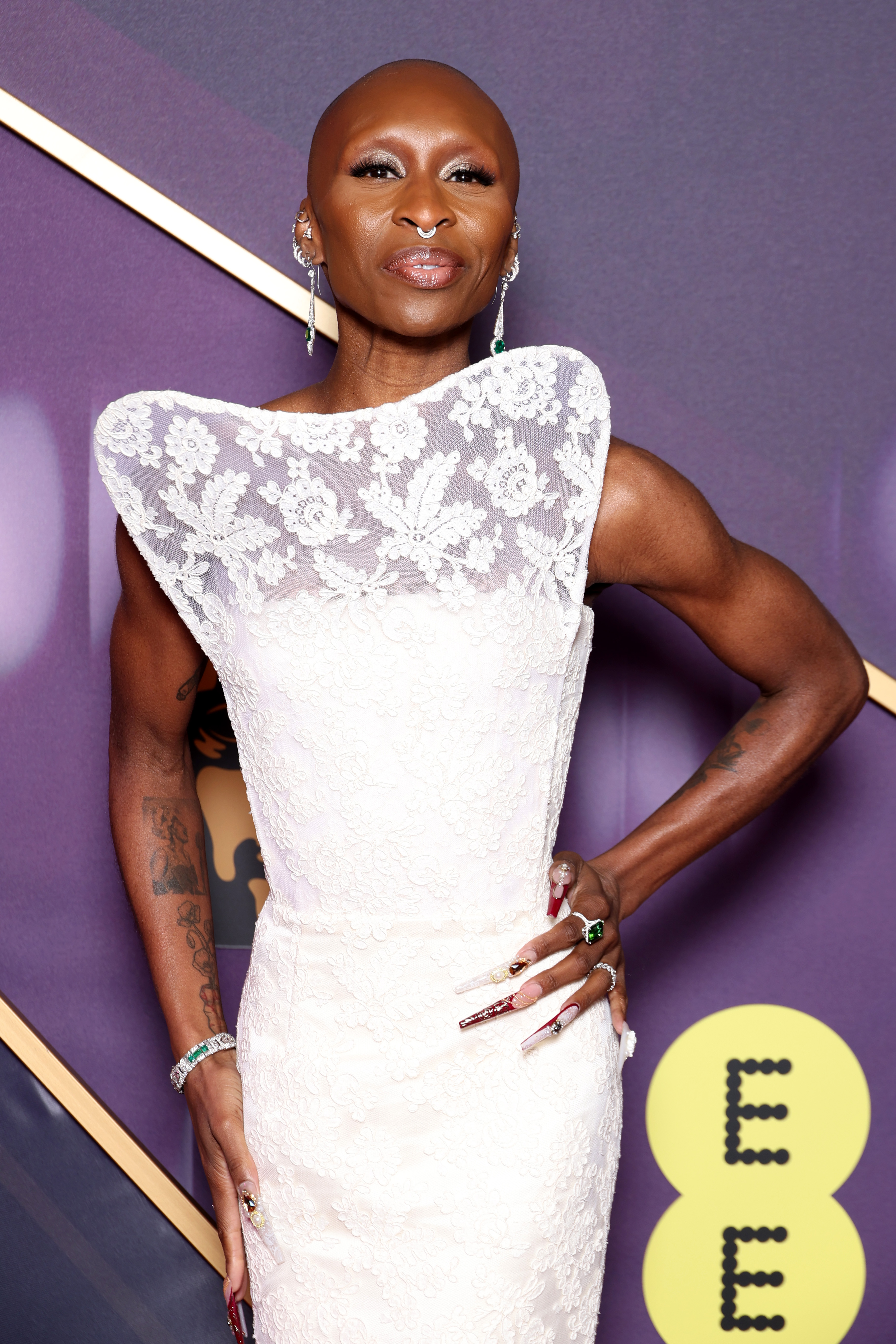 LONDON, ENGLAND - FEBRUARY 16: Cynthia Erivo attends the EE BAFTA Film Awards 2025 at The Royal Festival Hall on February 16, 2025 in London, England. (Photo by Pascal Le Segretain/Getty Images)
