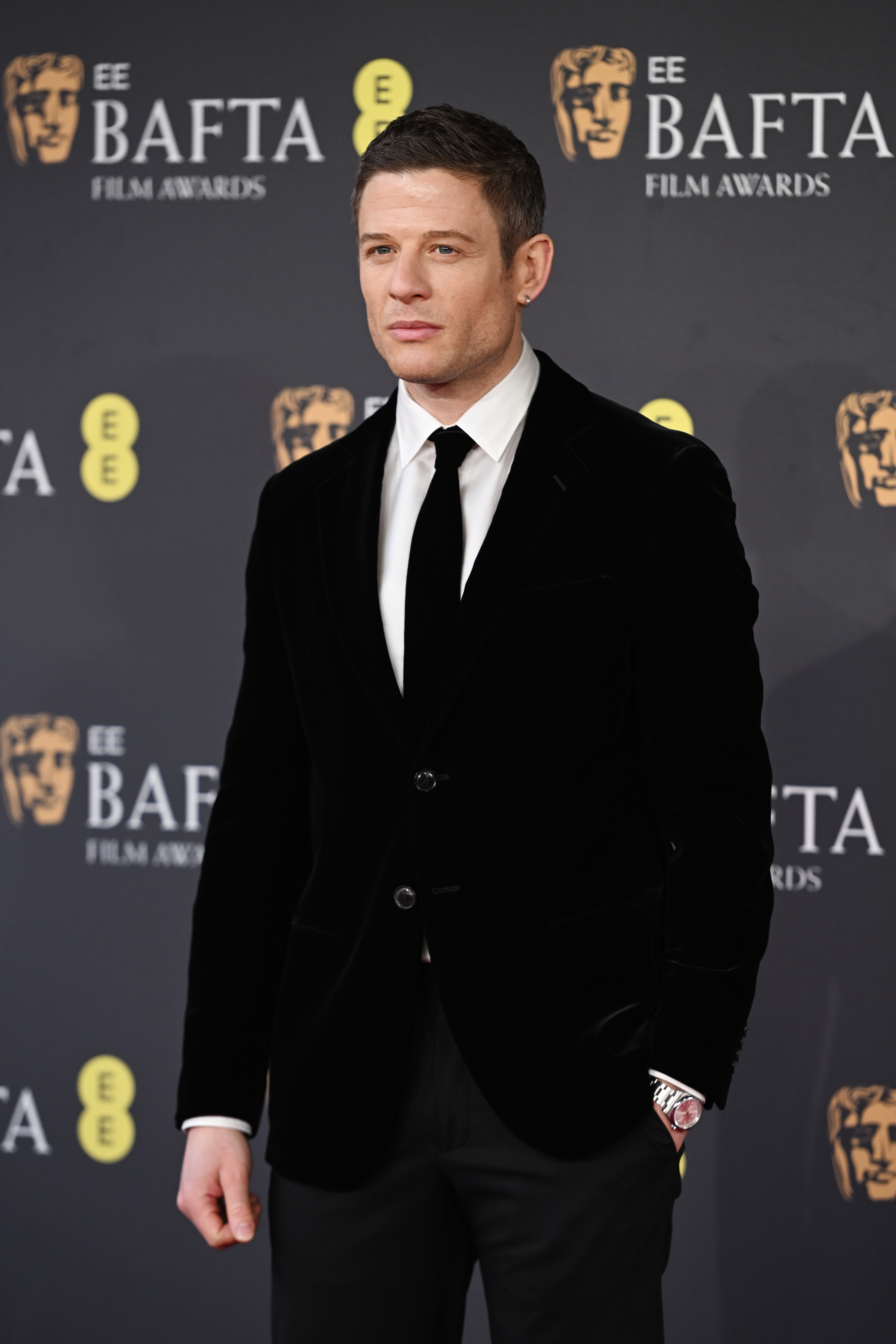 LONDON, ENGLAND - FEBRUARY 16: James Norton attends the 2025 EE BAFTA Film Awards at The Royal Festival Hall on February 16, 2025 in London, England. (Photo by Kate Green/Getty Images)
