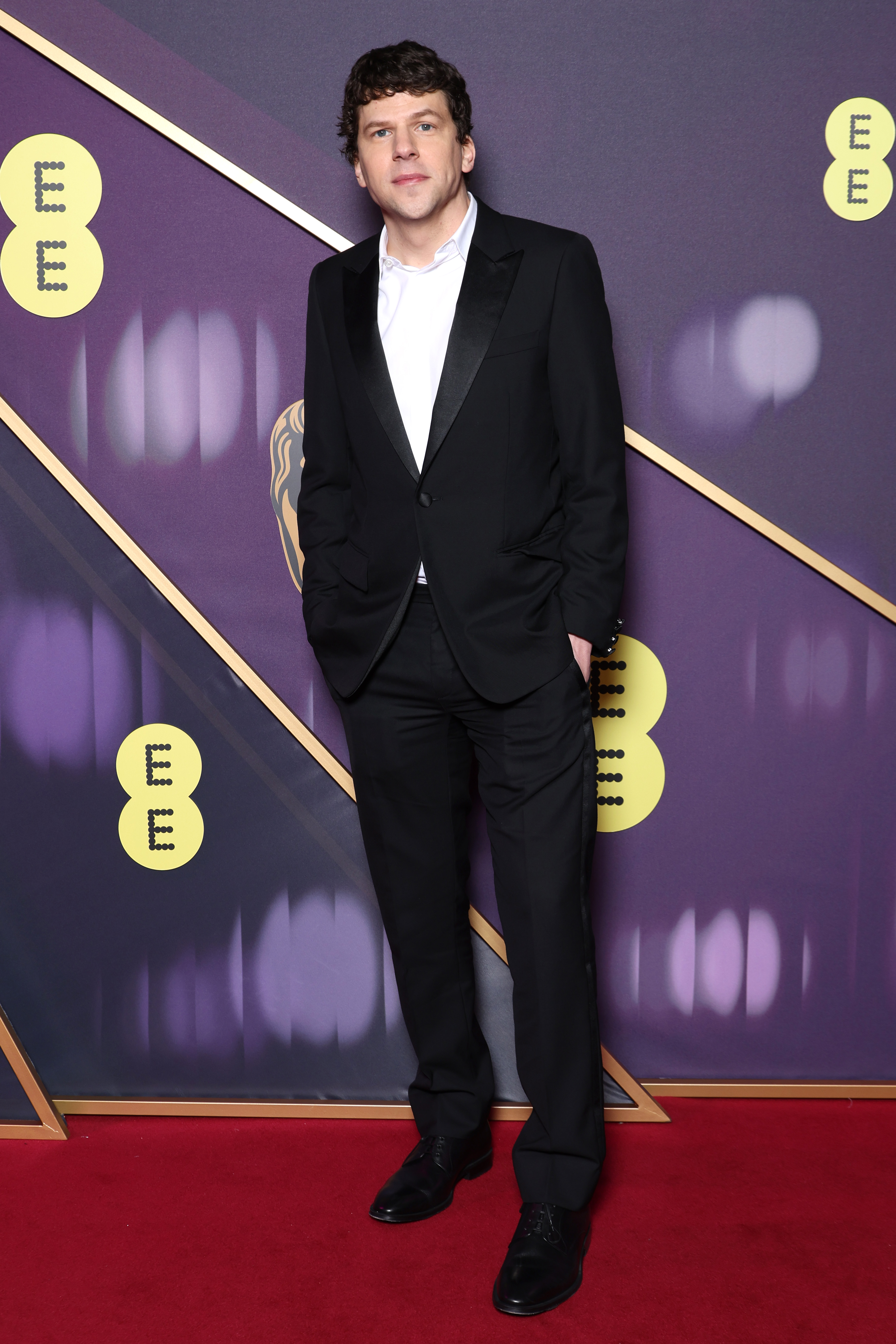 LONDON, ENGLAND - FEBRUARY 16: Jesse Eisenberg attends the 2025 EE BAFTA Film Awards at The Royal Festival Hall on February 16, 2025 in London, England. (Photo by Pascal Le Segretain/Getty Images)