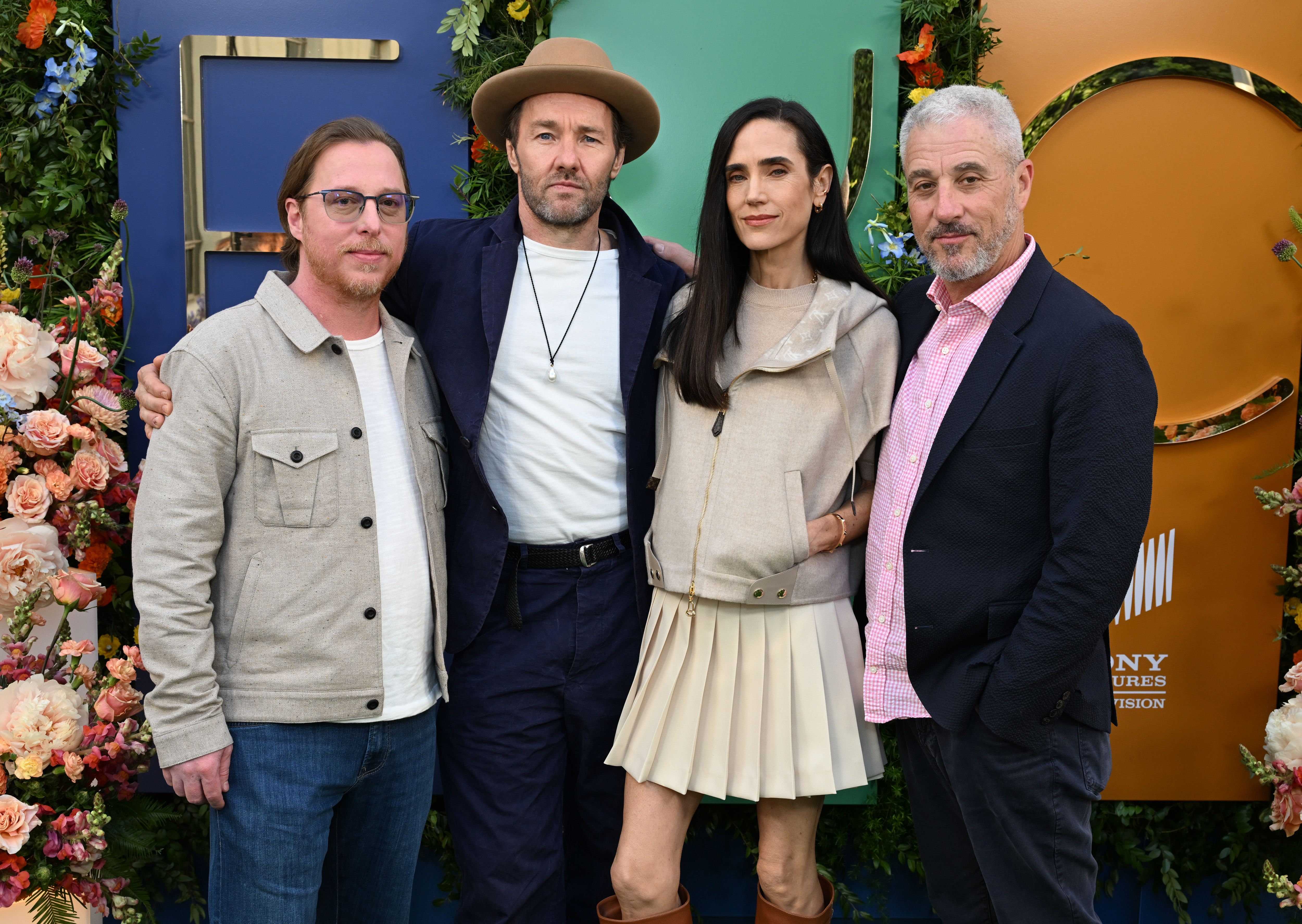 CULVER CITY, CALIFORNIA - MAY 29: (L-R) Blake Crouch, Joel Edgerton, Jennifer Connelly and Matt Tolmach attend An Evening with Sony Pictures Television FYC Event at the Sony Studio Lot on May 29, 2025 in Culver City, California. (Photo by Michael Kovac/Getty Images for Sony Pictures Television)