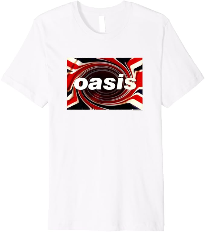 Oasis – Union Jack Logo Premium T-Shirt