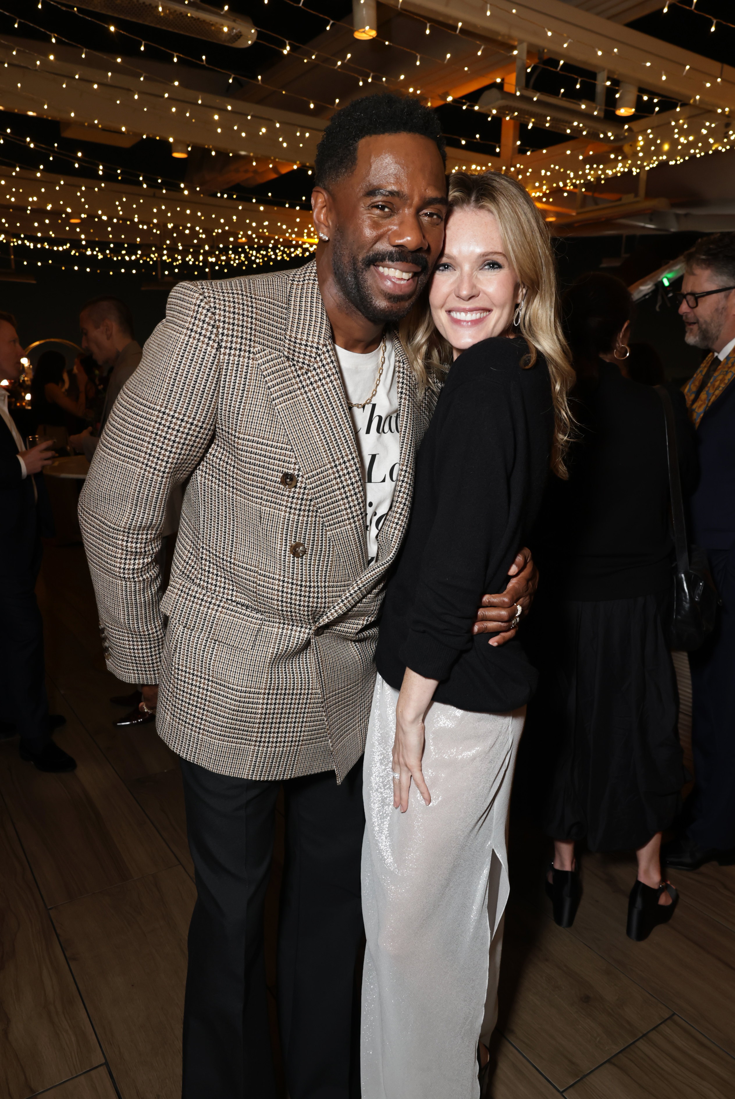 BEVERLY HILLS, CALIFORNIA - SEPTEMBER 12: Colman Domingo (L) and Meghann Fahy seen at the 2025 WME Emmy Party at Waldorf Astoria Beverly Hills on September 12, 2025 in Beverly Hills, California. (Photo by Eric Charbonneau/WME via Getty Images)