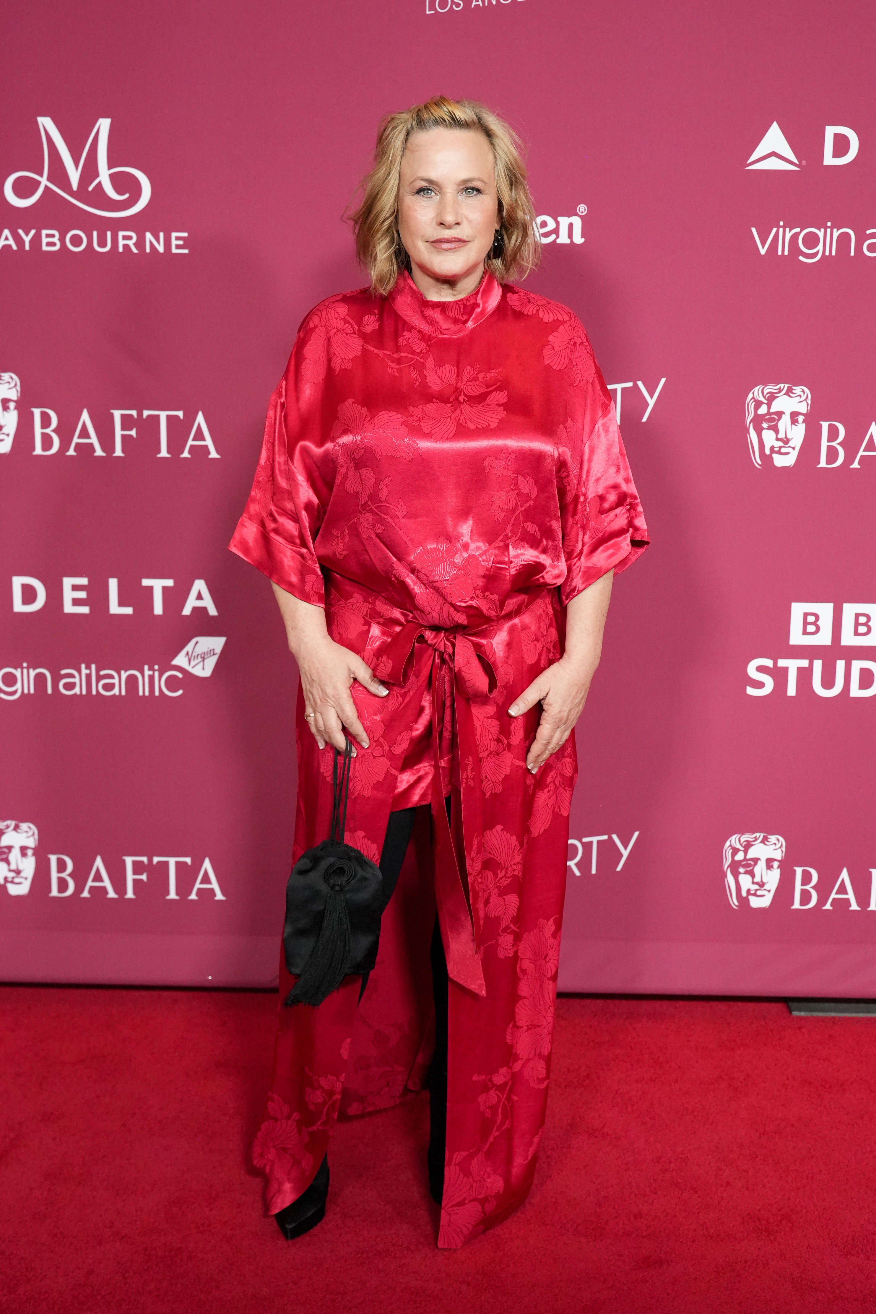 Patricia Arquette at the 2025 BAFTA TV Tea Party held at The Maybourne Beverly Hills on September 13, 2025 in Los Angeles, California. (Photo by JC Olivera/Variety via Getty Images)