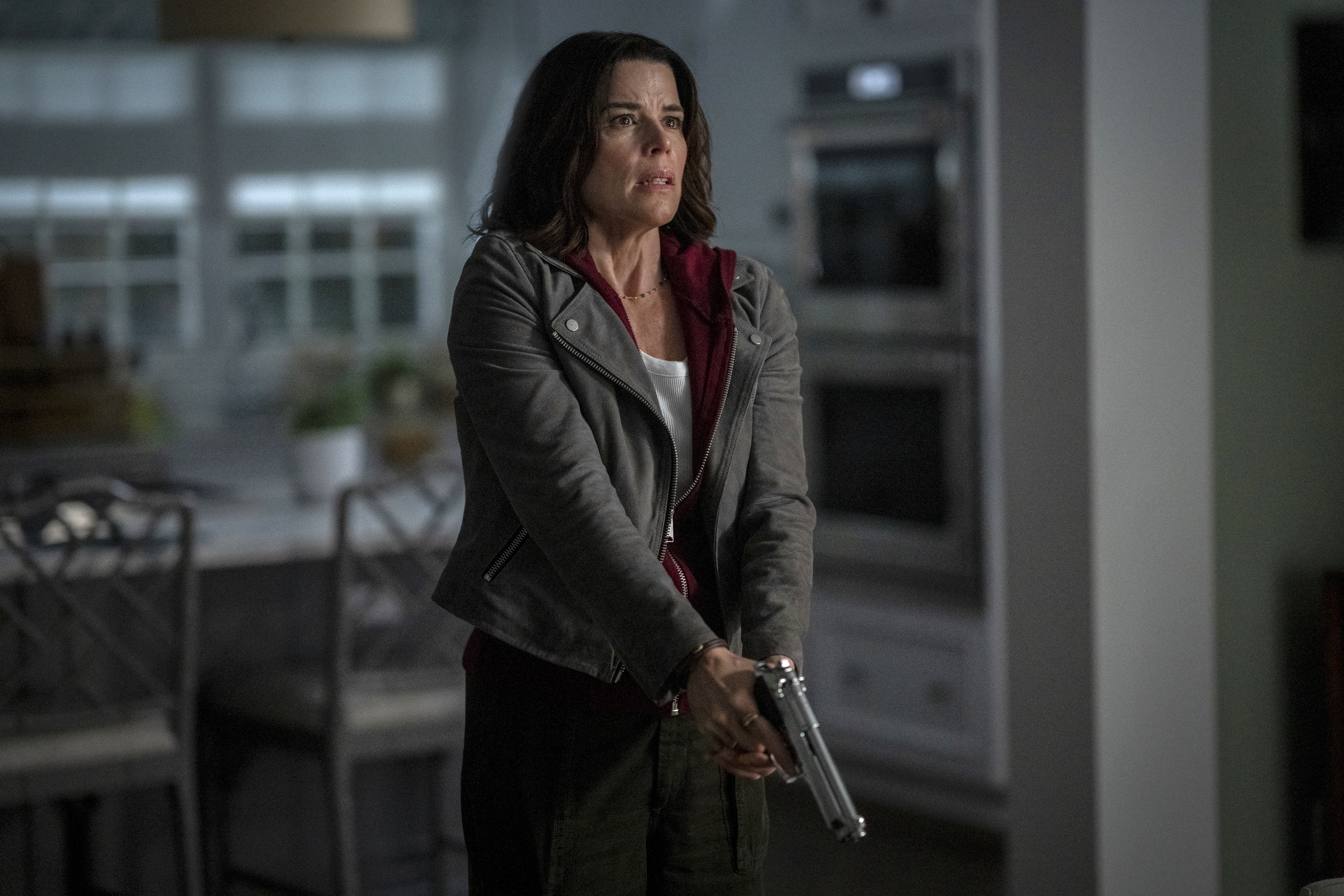 Neve Campbell stars in Paramount Pictures and Spyglass Media Group's "Scream 7."