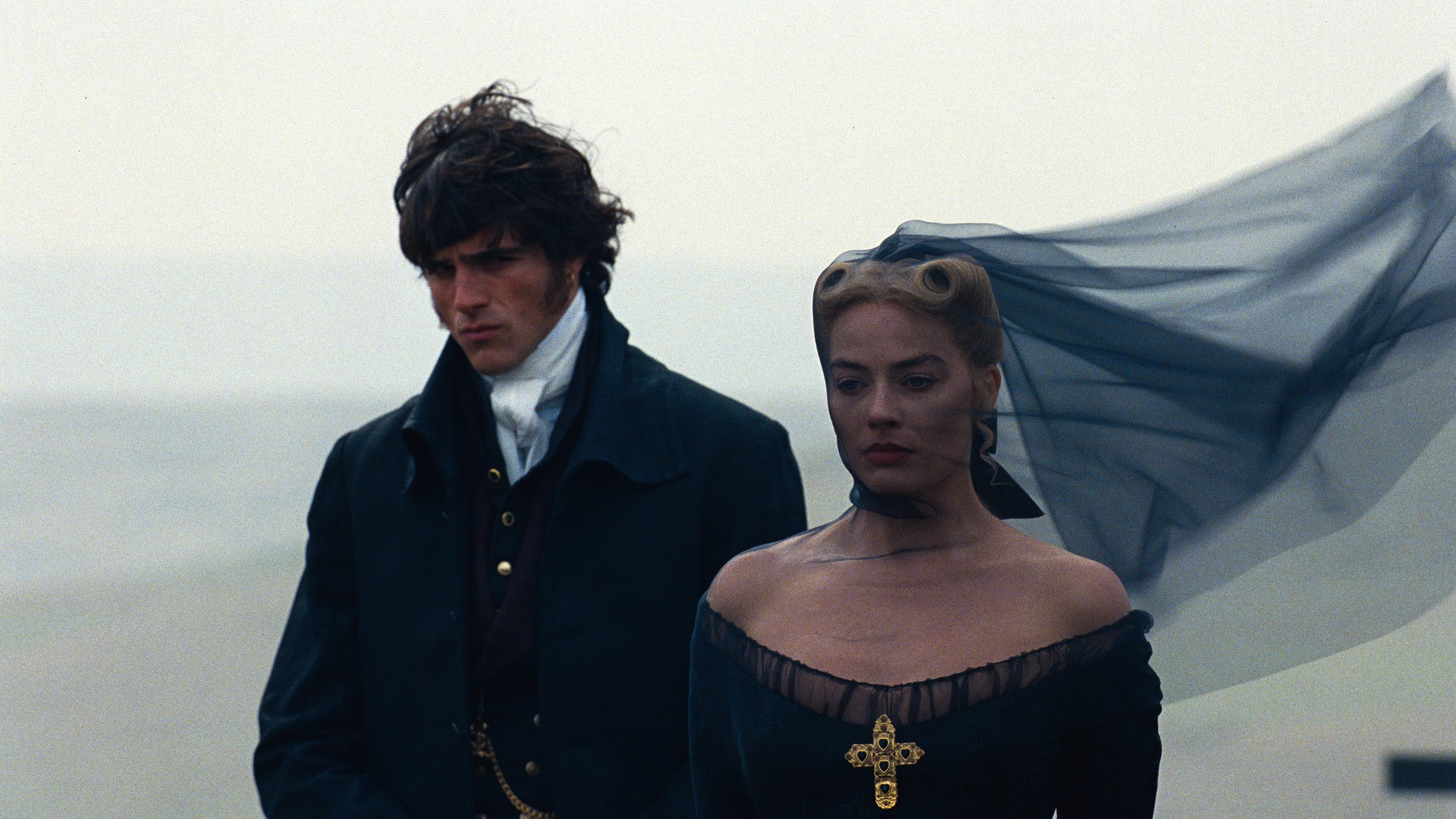 WUTHERING HEIGHTS, from left: Jacob Elordi, Margor Robbie, 2026. © Warner Bros. /Courtesy Everett Collection