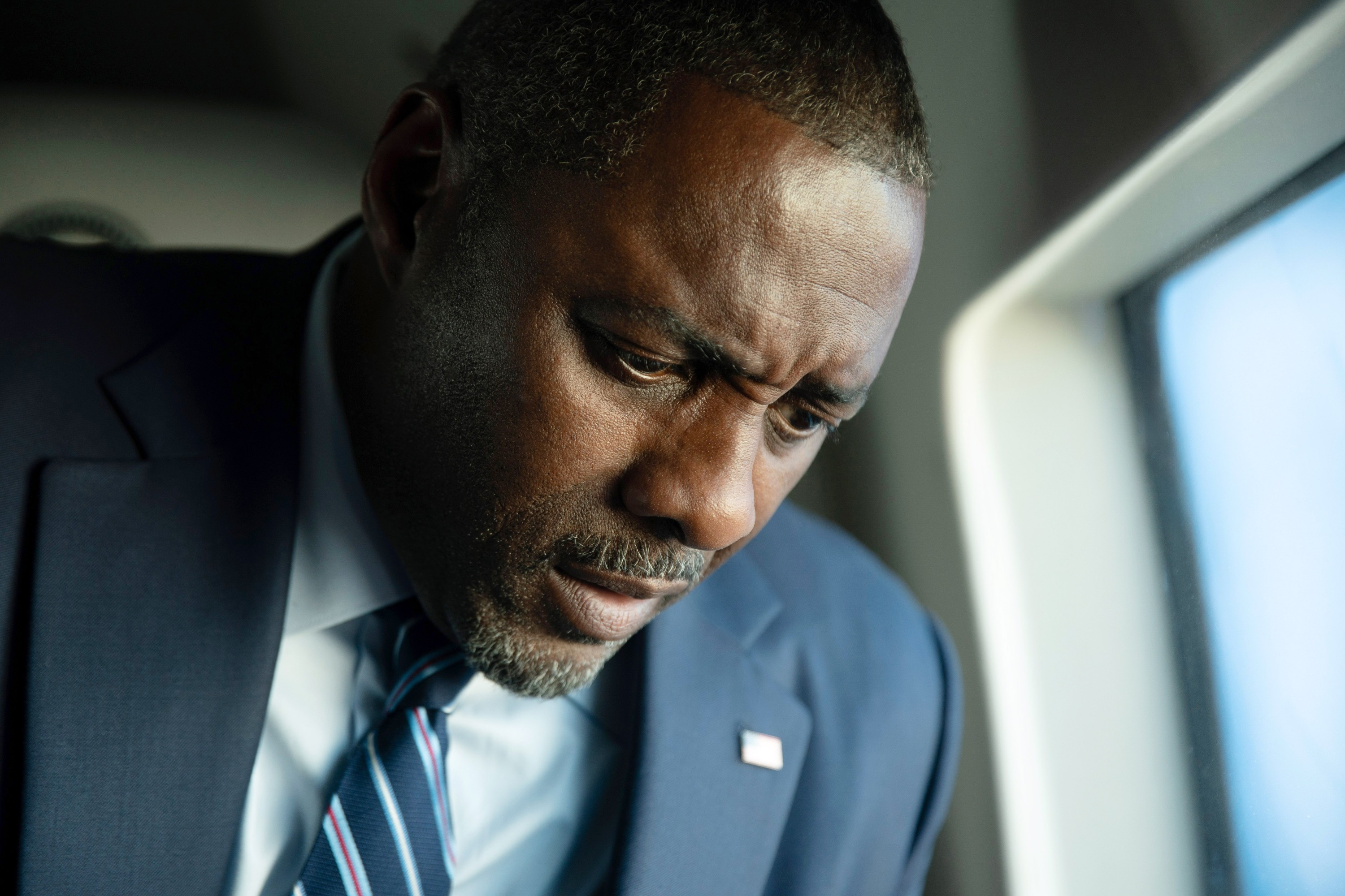 A HOUSE OF DYNAMITE, Idris Elba, 2025. ph: Eros Hoagland /© Netflix / Courtesy Everett Collection