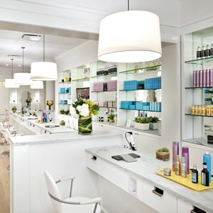 Inside Drybar in 2012.