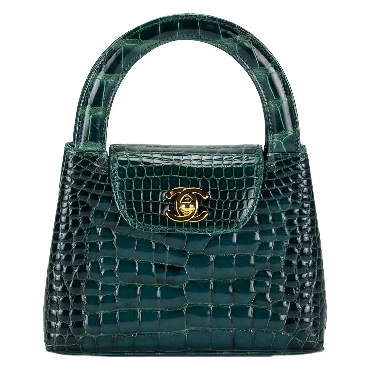 Chanel Green Crocodile Mini Kelly, most expensive handbags and purses in the world