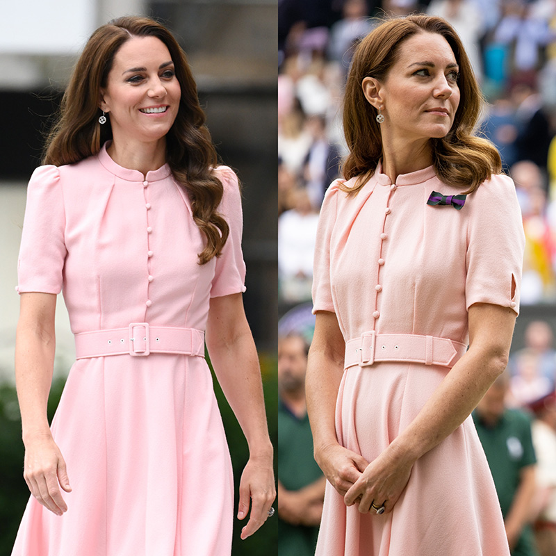 Kate Middleton in the pink belted Beulah dress