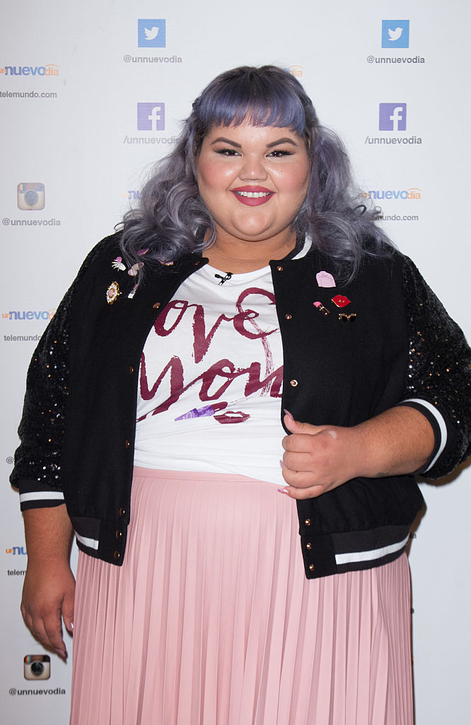MIAMI, FL - SEPTEMBER 13: Ashley Nell Tipton Project Runway Season 14 winner is on the set of Telemundo Studio on September 13, 2016 in Miami, Florida. (Photo by John Parra/Getty Images)