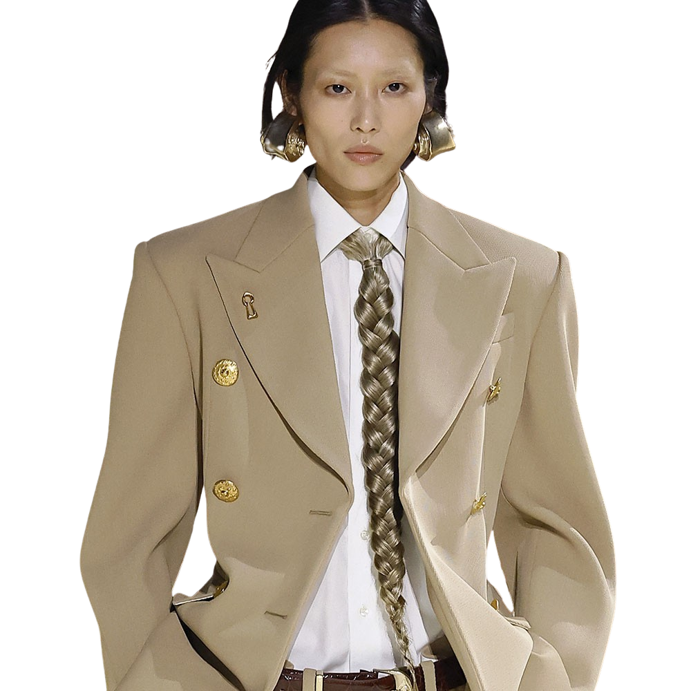 schiaparelli fall 2025 runway earrings