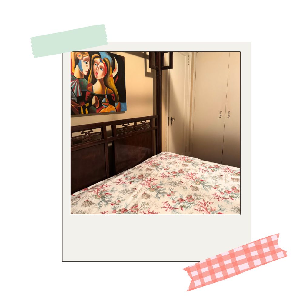matouk fitted sheet with bedding illustrated by vibrant sea life