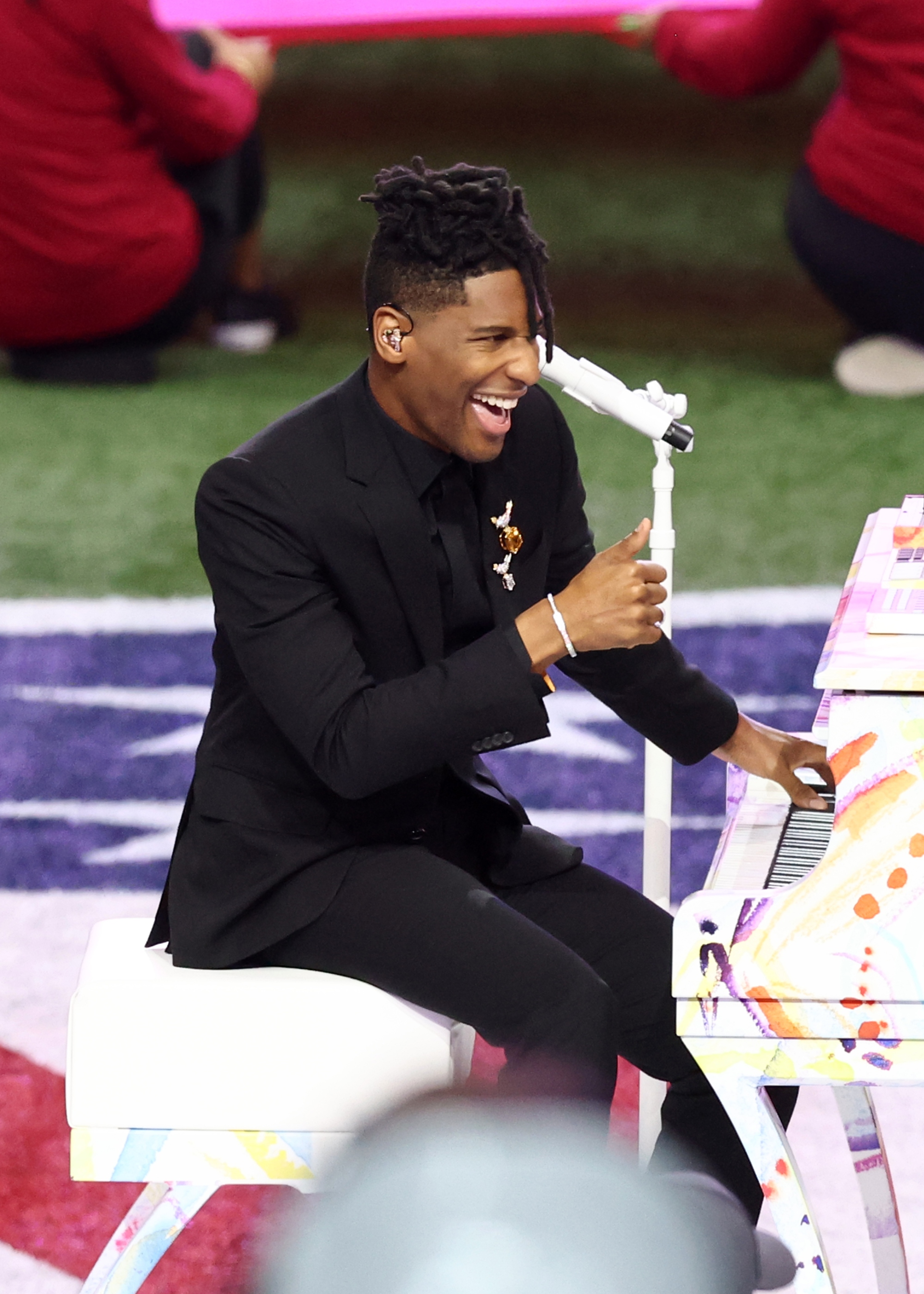 Jon Batiste, Super Bowl LIX, Paul Smith, National Anthem, Caesars Superdome, New Orleans