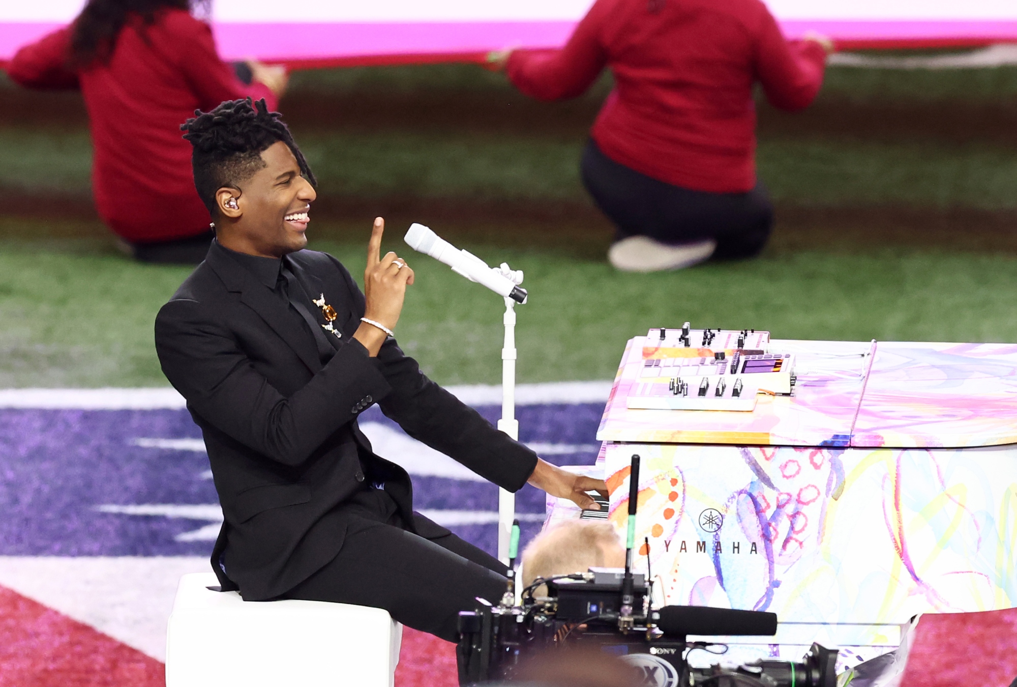 Jon Batiste, Super Bowl LIX, Paul Smith, National Anthem, Caesars Superdome, New Orleans