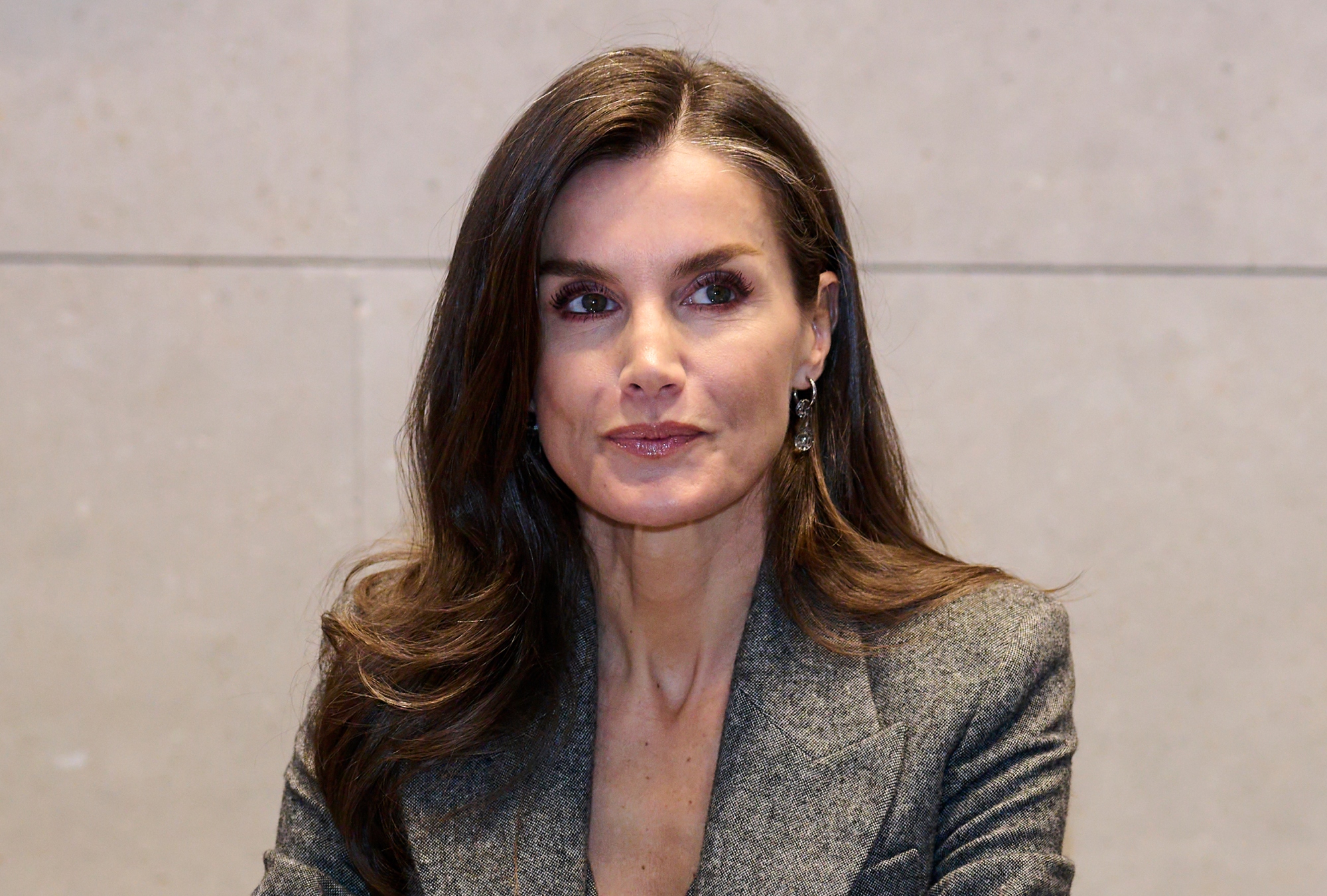 Queen Letizia, Mango, suit, Madrid