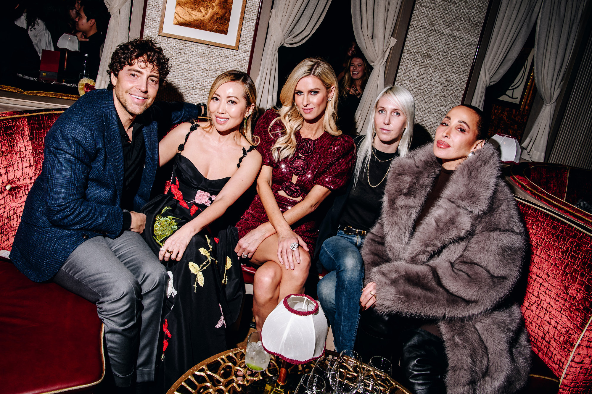 Tina Chen Craig, Nicky Hilton Rothschild and Ronny Kobo