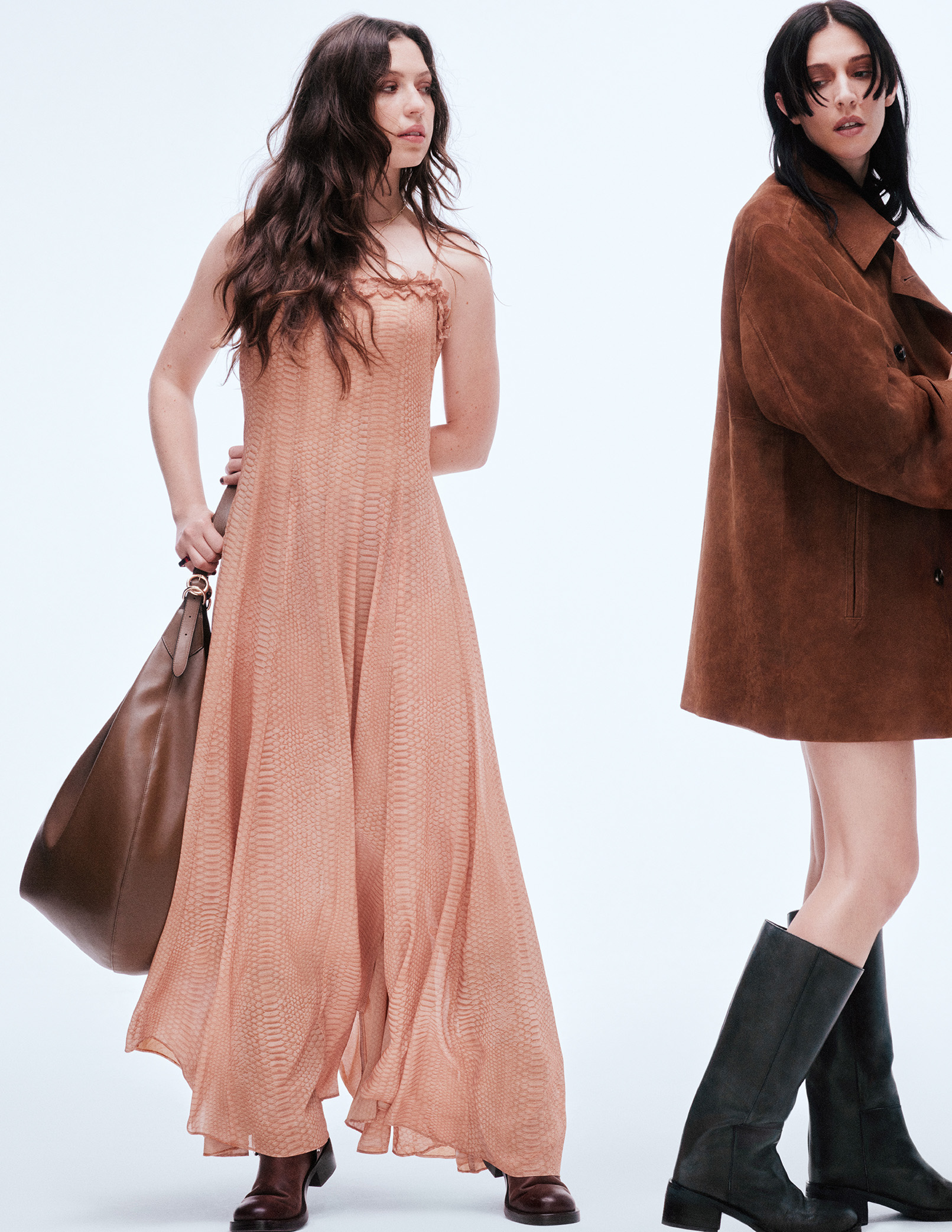 Alask Reid and Caroline Polachek for H&M's spring 2025 campaign.
