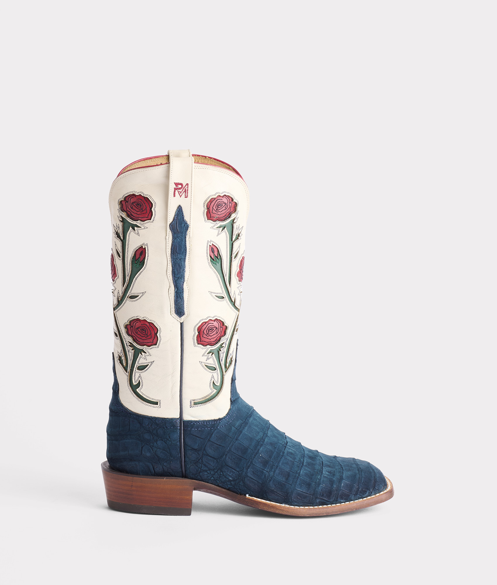 The Evening Patriot boot from the Lucchese x Parker McCollum collection.