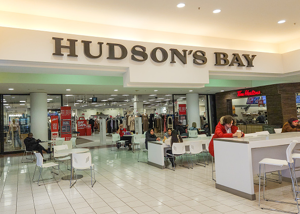 Hudson's Bay in Edmonton, Canada.