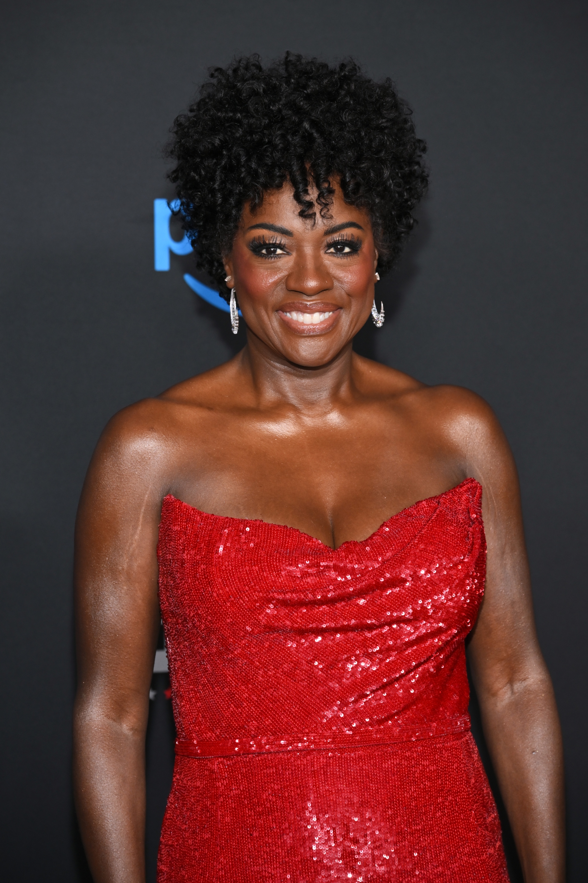 Viola Davis wears custom Jason Wu for the 'G20' premiere in Los Angeles.