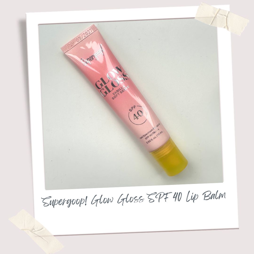 editor tests Supergoop's tinted lip balm with spf