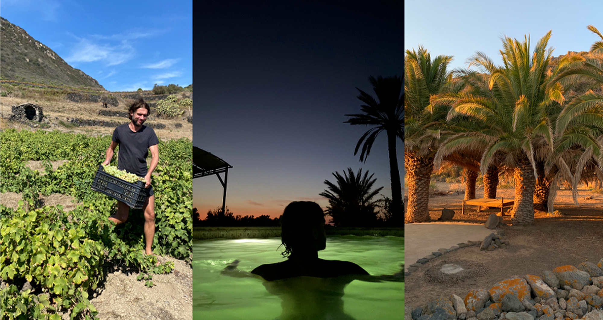 Burç Akyol in Pantelleria, Italy.