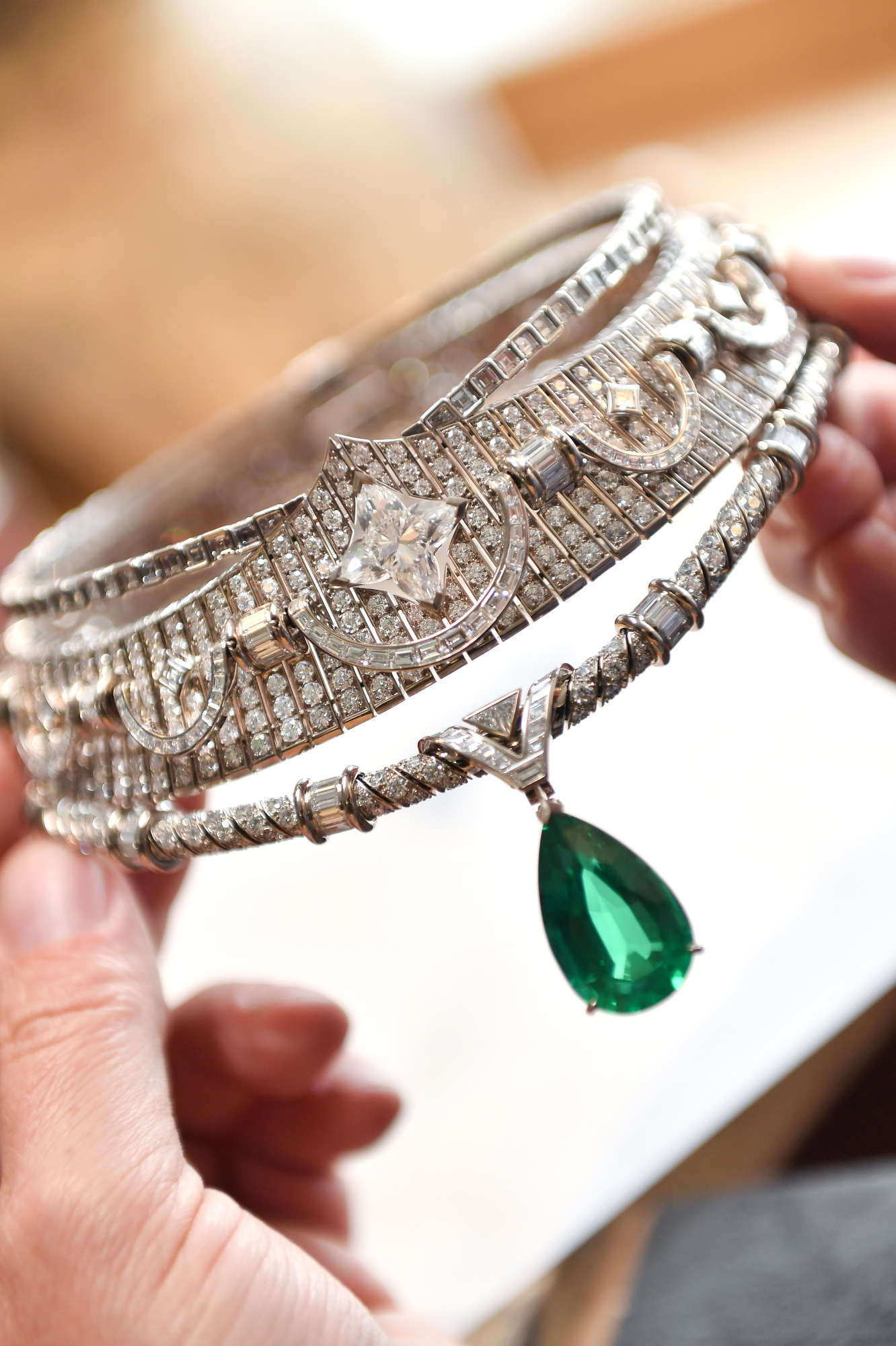 A look at Louis Vuitton high jewelry collection at their workshop in Vendôme, France.