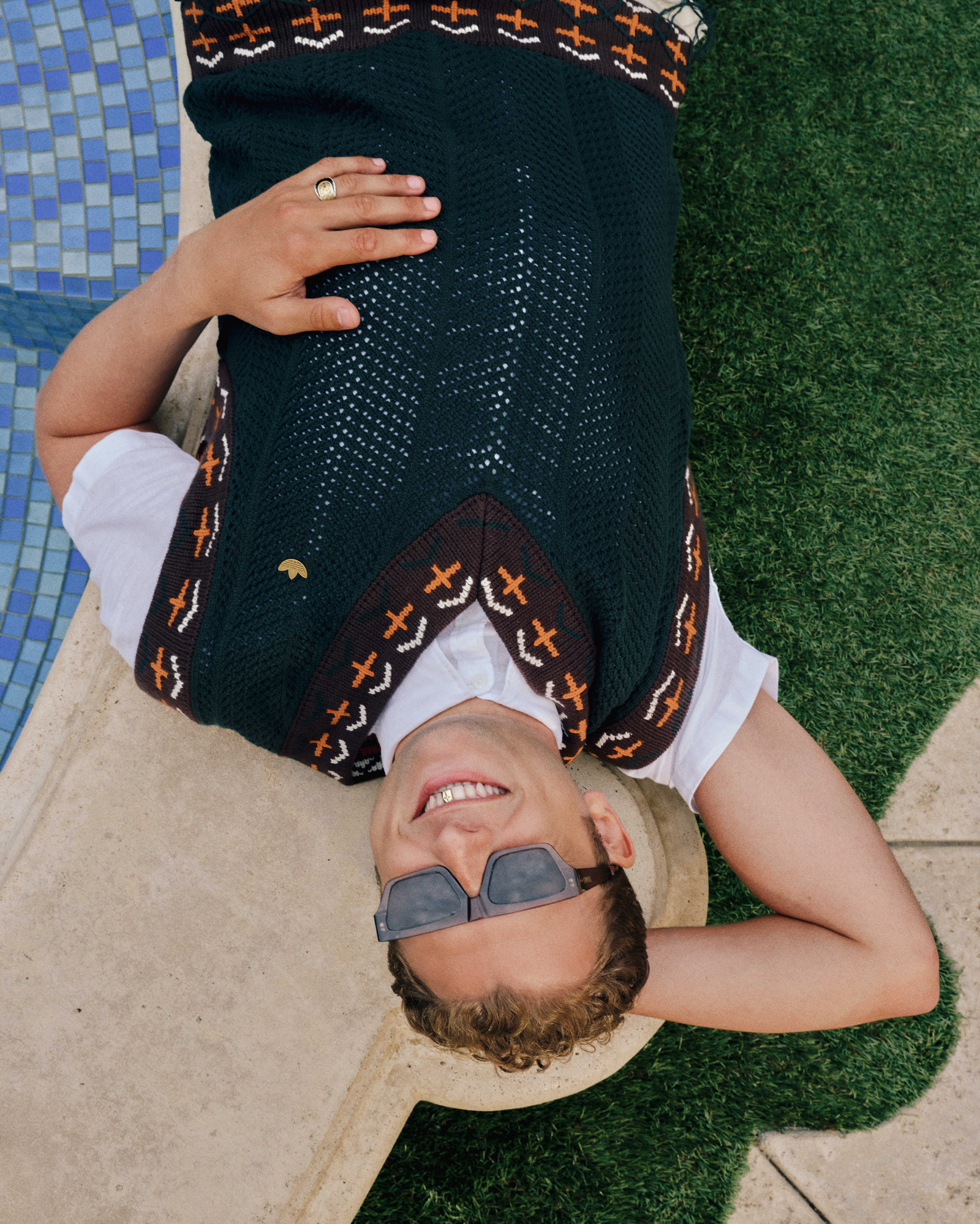 Blondey in pieces from the Edison Chen designed tennis capsule.