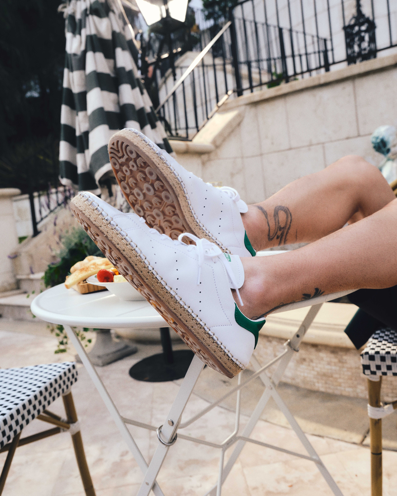 The Stan Smith espadrille designed by Edison Chen.