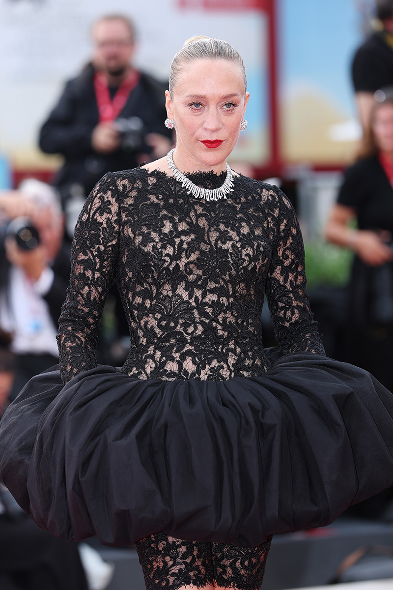Chloë Sevigny in Saint Laurent at the