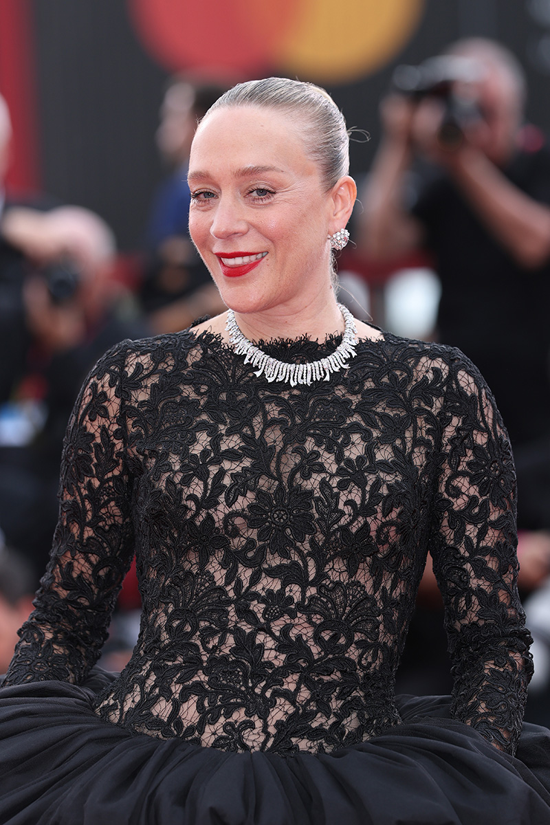 Chloë Sevigny in Saint Laurent at the