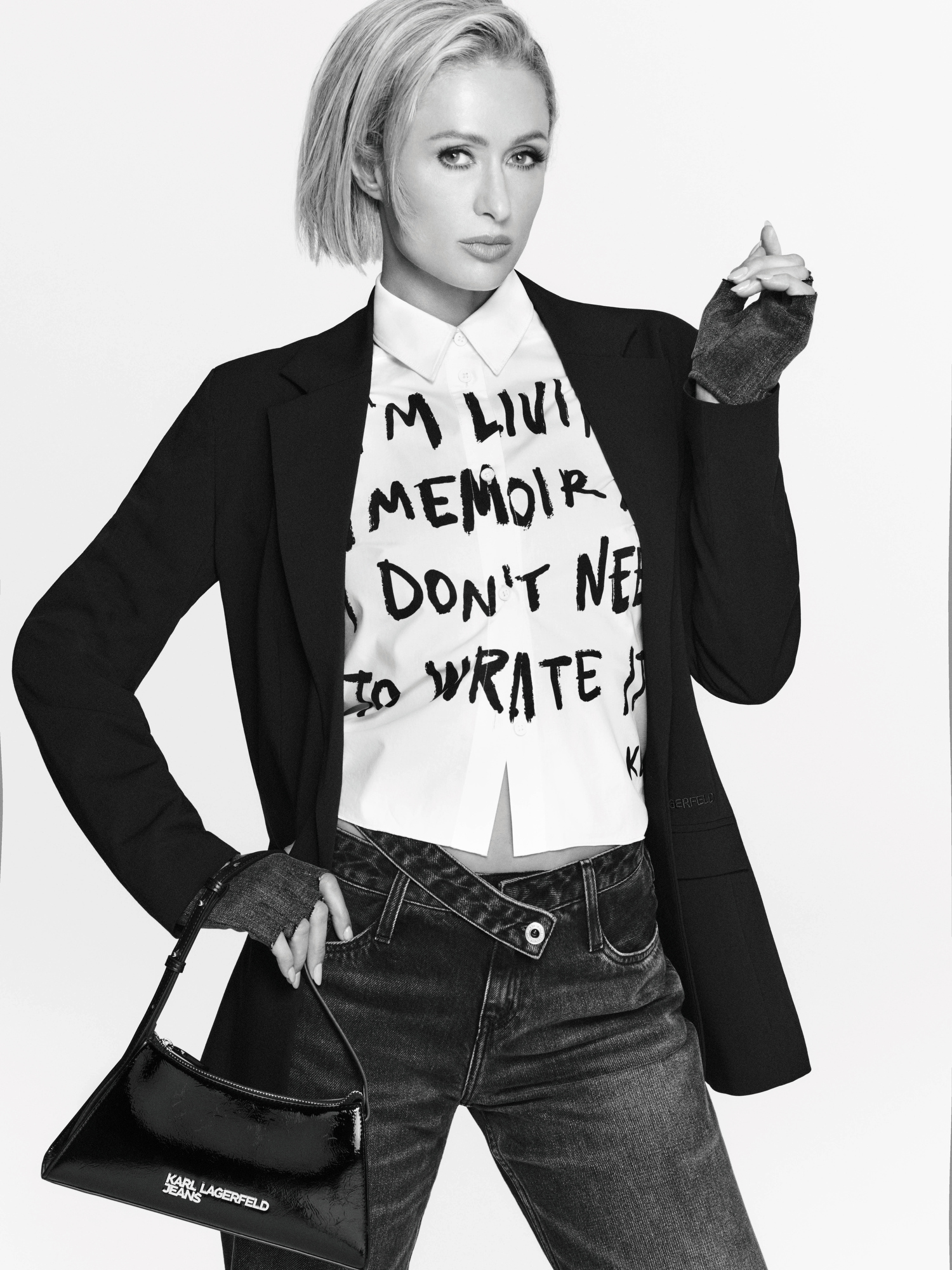 Paris Hilton for Karl Lagerfeld.