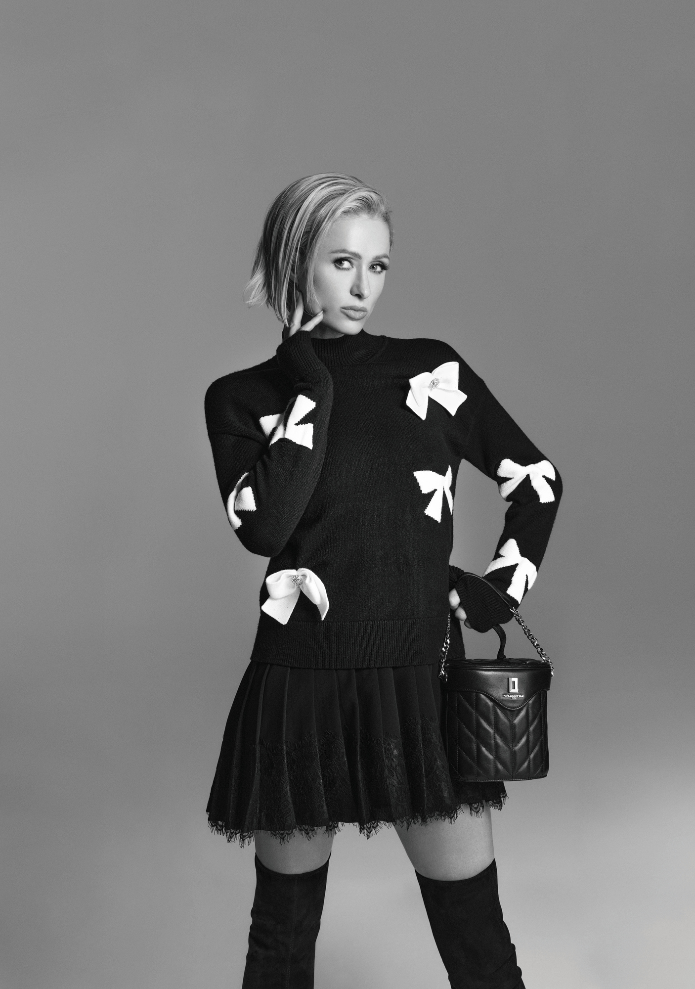 Paris Hilton for Karl Lagerfeld.