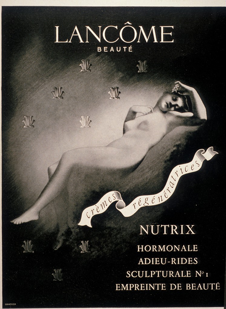 An early campaign for Lancôme's Nutrix.