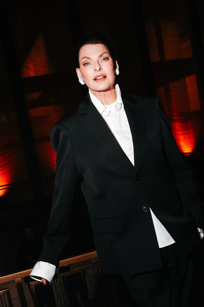 Linda Evangelista at the Kering Caring For Women Dinner during New York Fashion Week held at The Grill on September 11, 2025 in New York, New York.