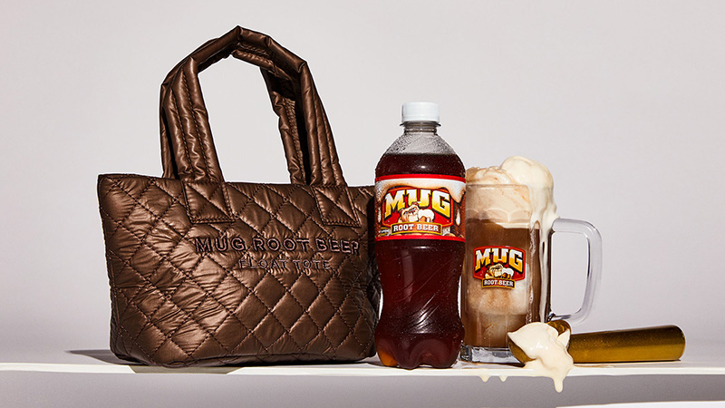 Mug Root Beer introduces a limited-edition root beer float mini tote bag.