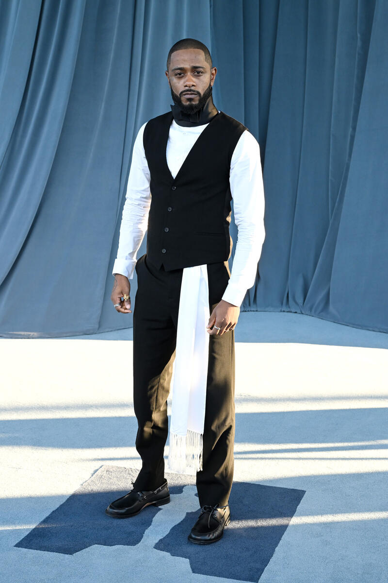 LaKeith Stanfield at the Fifth Annual Academy Museum Gala held at the Academy Museum of Motion Pictures on October 18, 2025 in Los Angeles, California.
