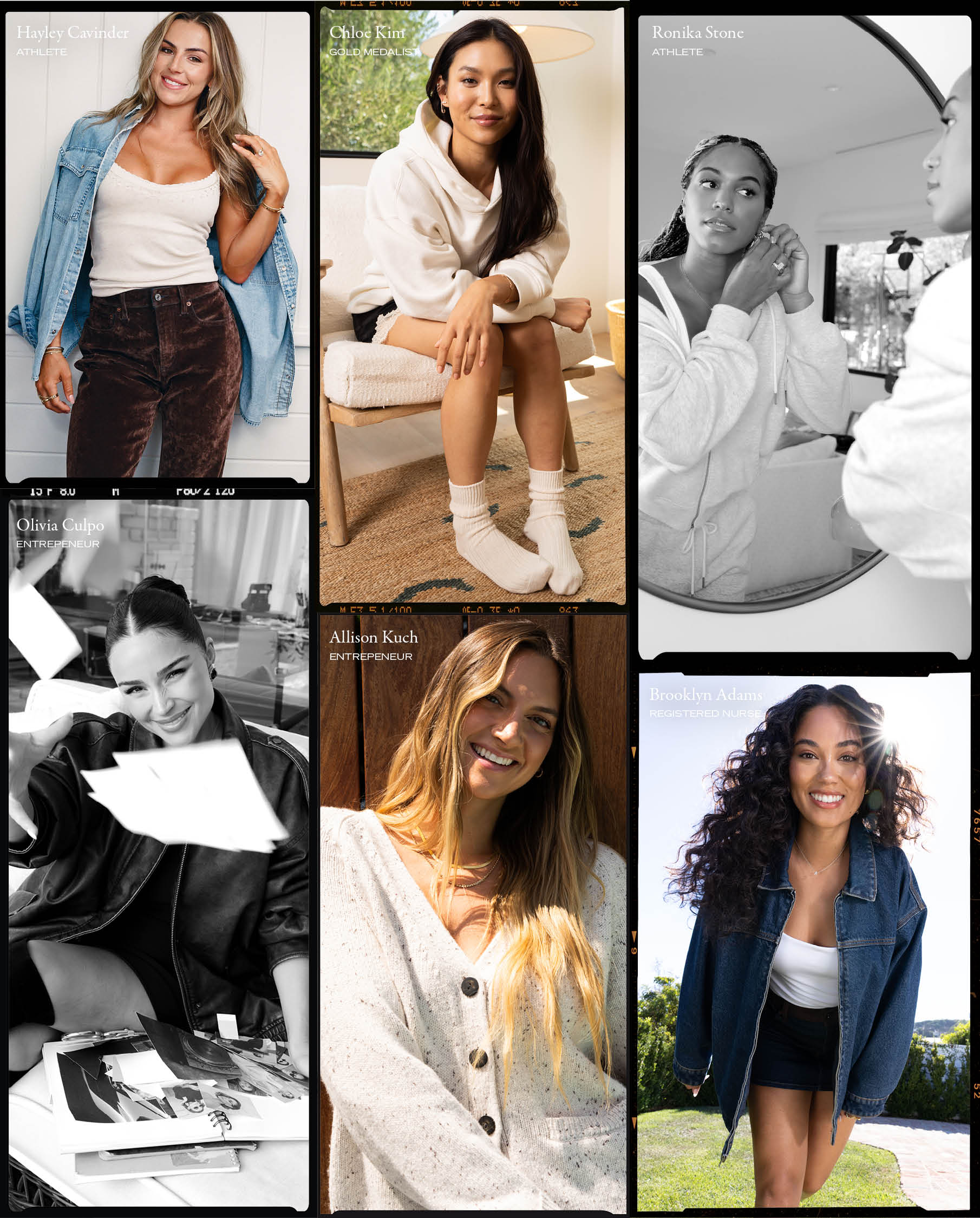 Abercrombie & Fitch's fall campaign features the women of the NFL.