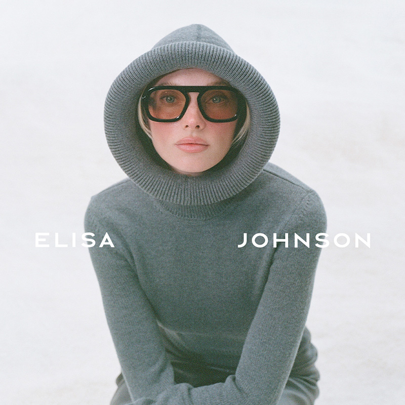 Elsa Hosk fronts Elisa Johnson's holiday 2025 edit campaign.