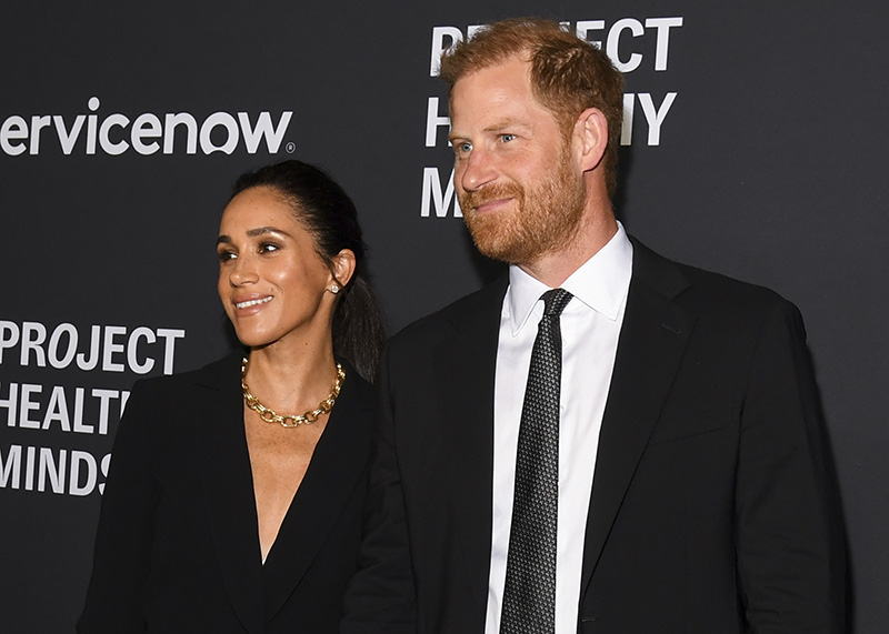 Meghan Markle wears Giorgio Armani at the Project Healthy Minds World Mental Health Day Gala on Oct. 9, 2025 in New York City.