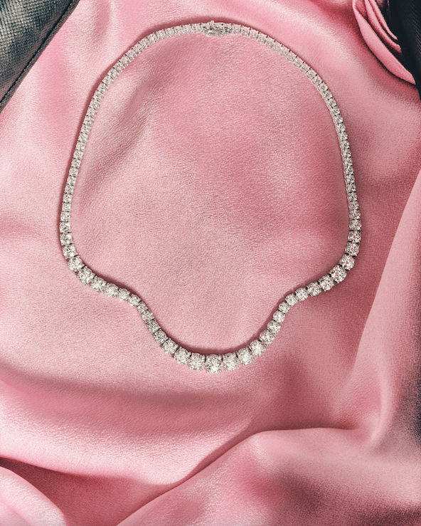 The Paola diamond necklace by PDPaola.