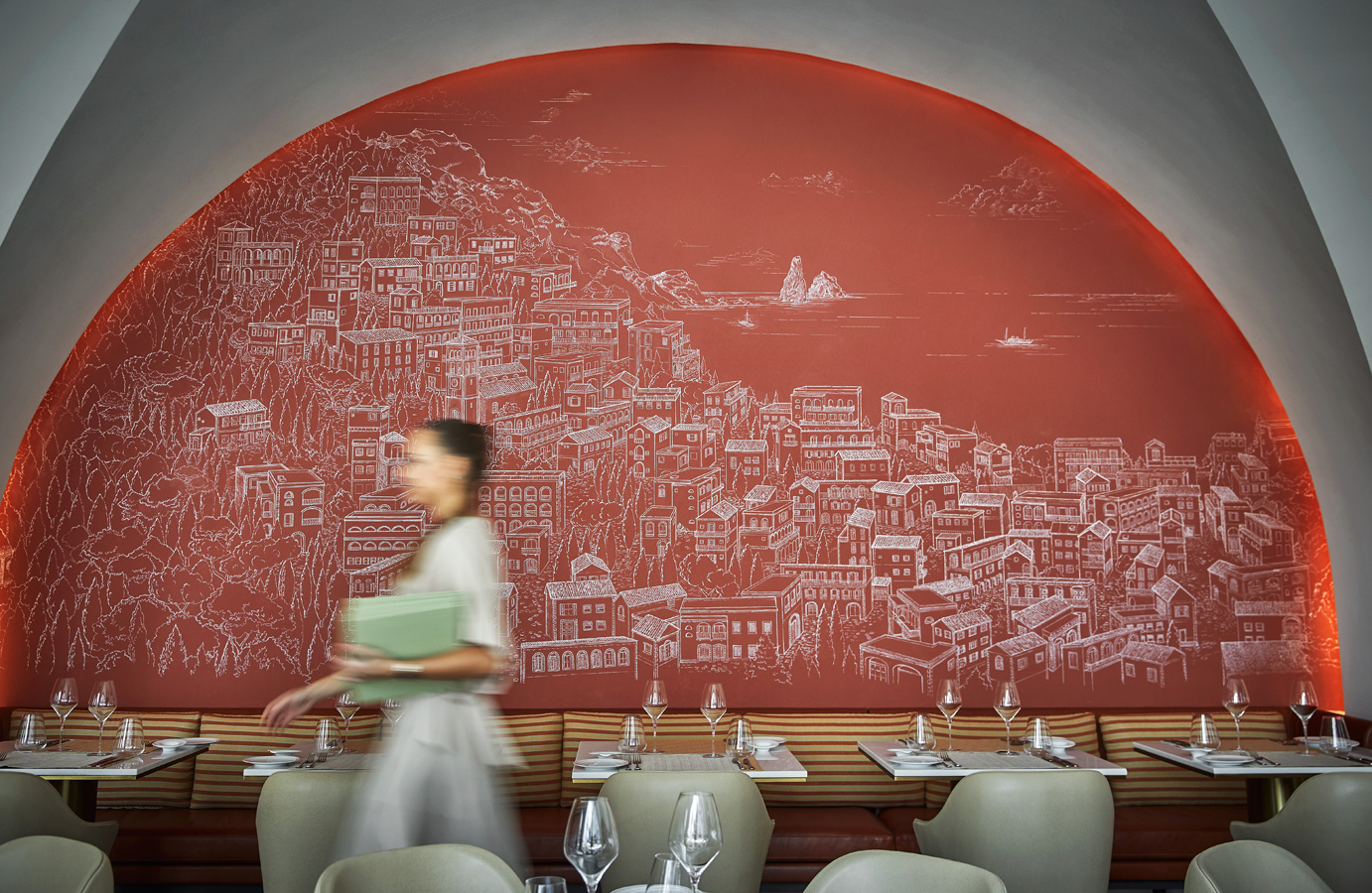 Artwork by Deborah Moss at the Five Palm Jumeirah Hotel in Dubai