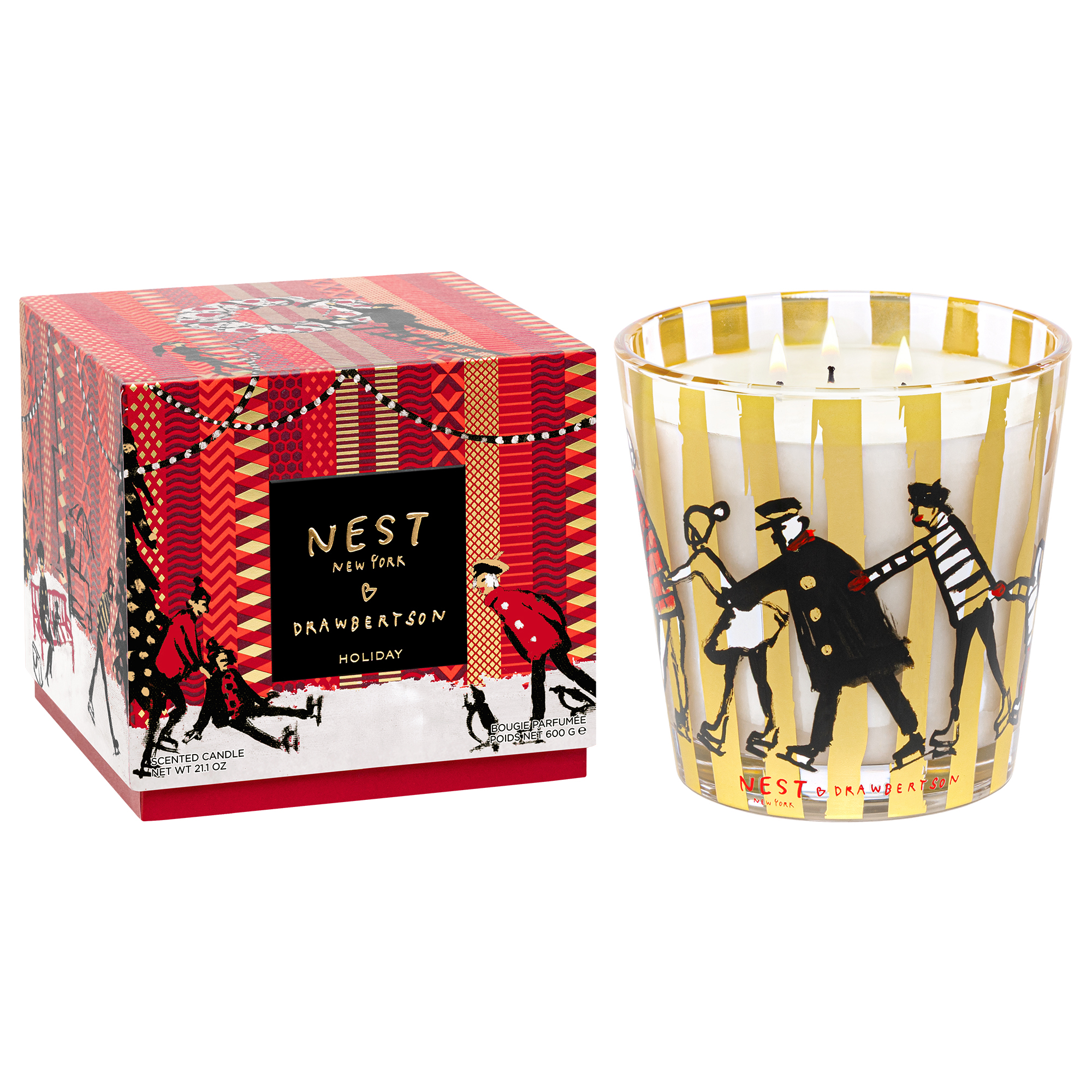 Nest New York x Drawbertson collection candle.