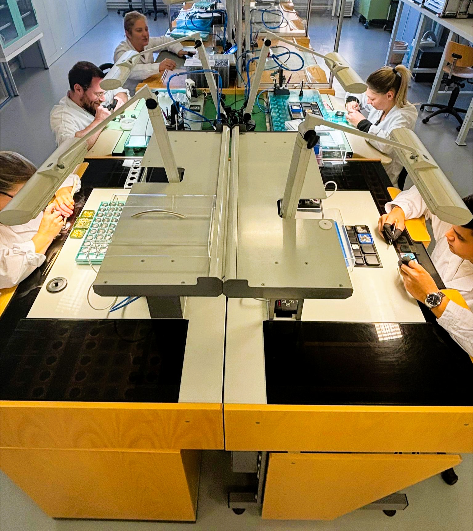 Inside La Joux-Perret's quartz atelier