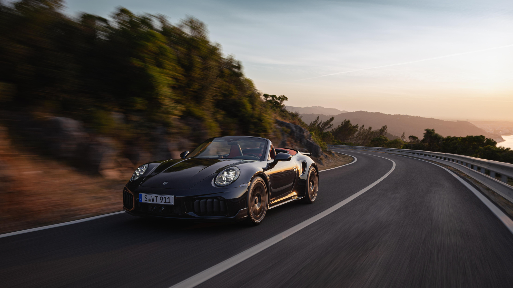 The Porsche 911 Turbo S.